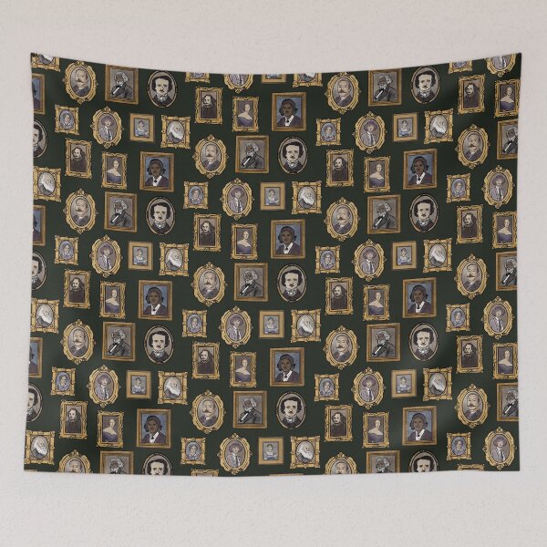 Item preview, Gallery of Famous Authors - Dark Green designed and sold by Quick Brown Fox Canada.