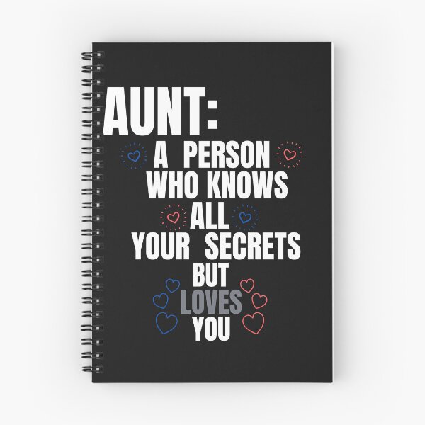 Item preview, aunt: a person who knows all your secrets but loves you anyway designed and sold by CREATIVELEANS ⭐️⭐️⭐️⭐️⭐️.