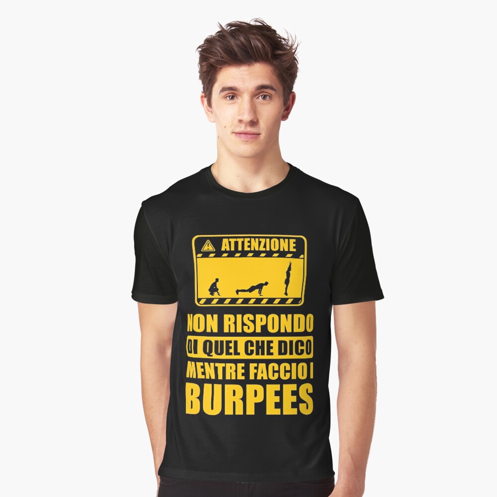 Burpees Frase Allenamento Palestra Uomo Divertente Canvas Print for Sale  by grinta2021