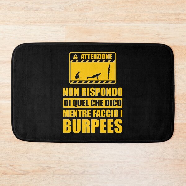 Item preview, Burpees Frase Allenamento Palestra Uomo Divertente designed and sold by grinta2021.