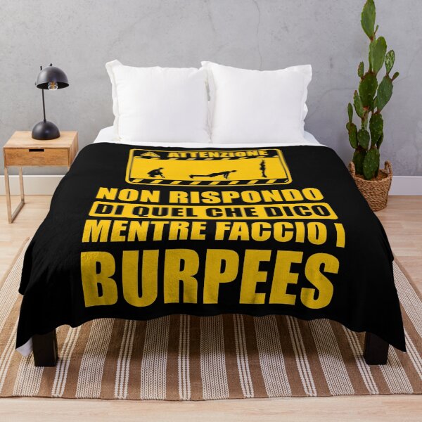 Item preview, Burpees Frase Allenamento Palestra Uomo Divertente designed and sold by grinta2021.