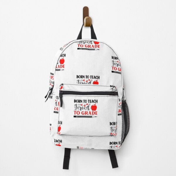 Item preview, BORN TO TEACH FORCED TO GRADE designed and sold by SticerOcean.