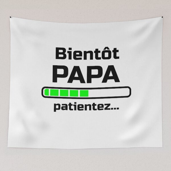 Item preview, pronto papá espera - humor de nacimiento designed and sold by la-petite-folie.