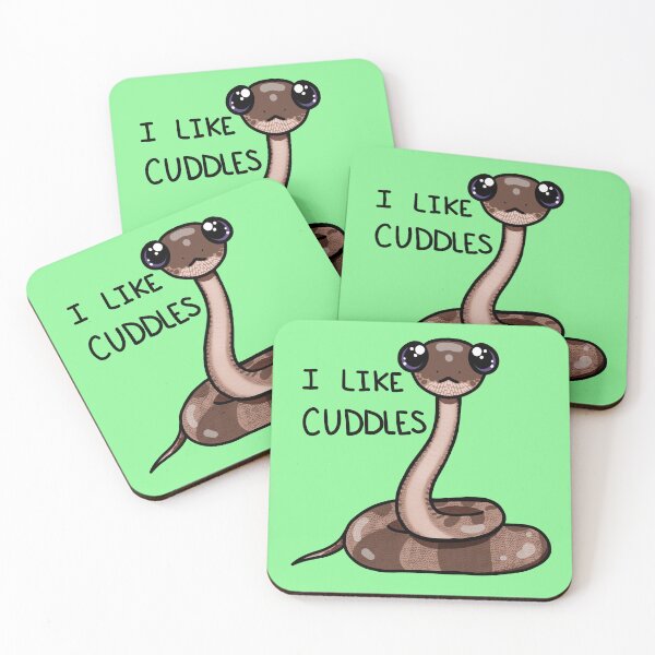 Item preview, Cute Cuddly Snake Noodle Likes Cuddles (In Green) designed and sold by Creepy-Cutesie.