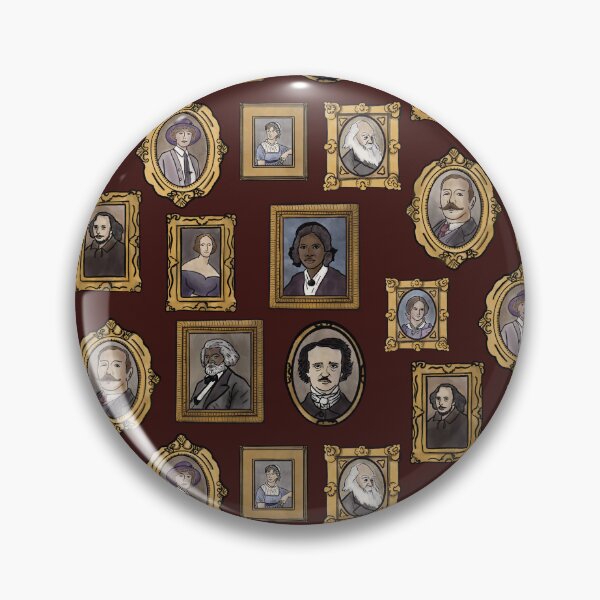 Item preview, Gallery of Famous Authors - Burgundy designed and sold by Quick Brown Fox Canada.