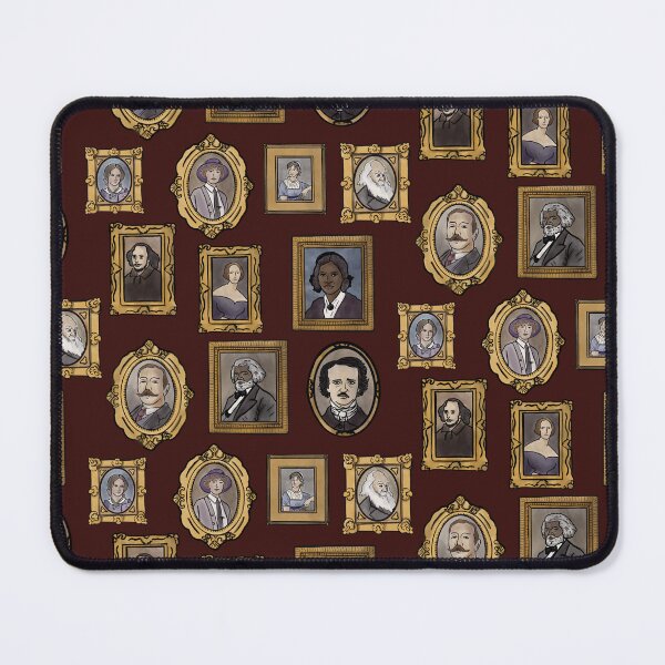 Item preview, Gallery of Famous Authors - Burgundy designed and sold by Quick Brown Fox Canada.