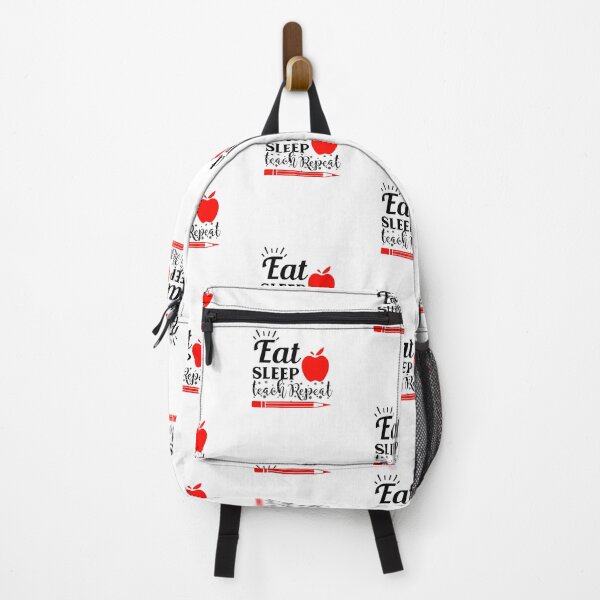 Item preview, EAT SLEEP TEACH REPEAT designed and sold by SticerOcean.