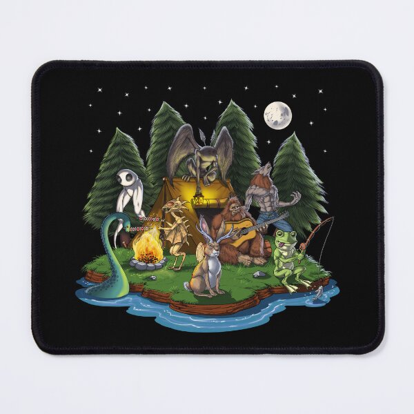 Item preview, Cryptozoology Cryptids Camping designed and sold by underheaven.