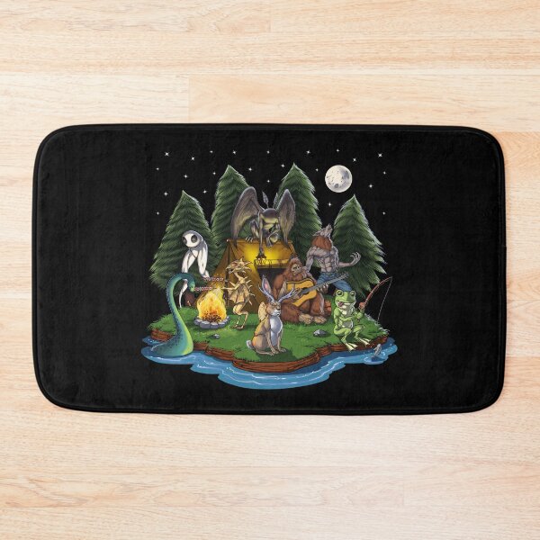 Item preview, Cryptozoology Cryptids Camping designed and sold by underheaven.