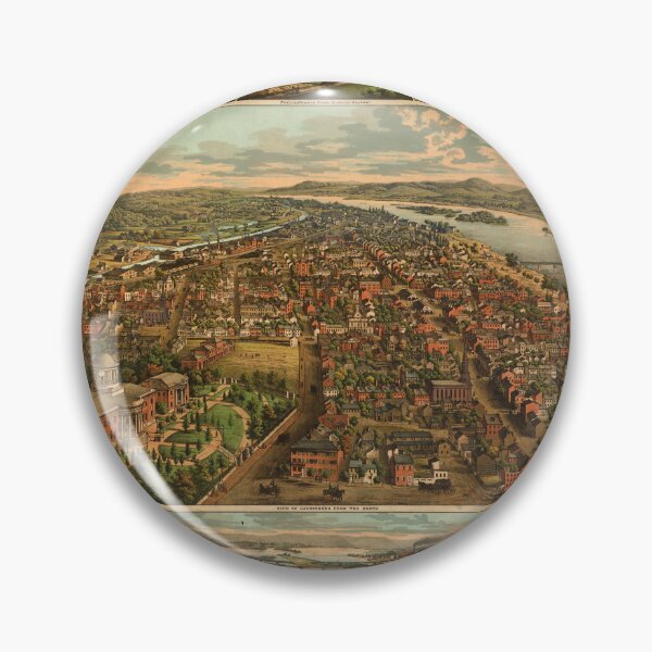 Item preview, Harrisburg, Pennsylvania (1855) designed and sold by allhistory.