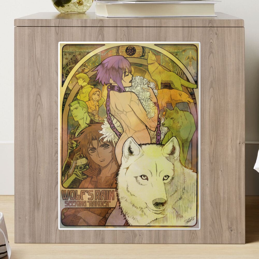 Wolfs Rain  Sticker for Sale by RainbowSavvy | Redbubble