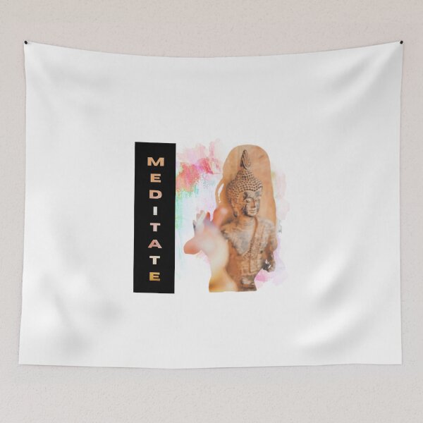 Item preview, Meditate One Word Inspiration designed and sold by HanaiPrint.