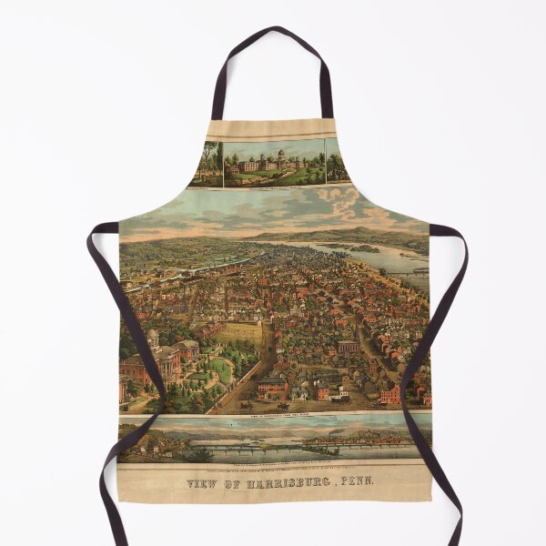 Item preview, Harrisburg, Pennsylvania (1855) designed and sold by allhistory.