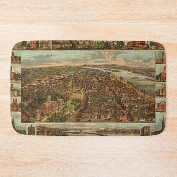 Item preview, Harrisburg, Pennsylvania (1855) designed and sold by allhistory.