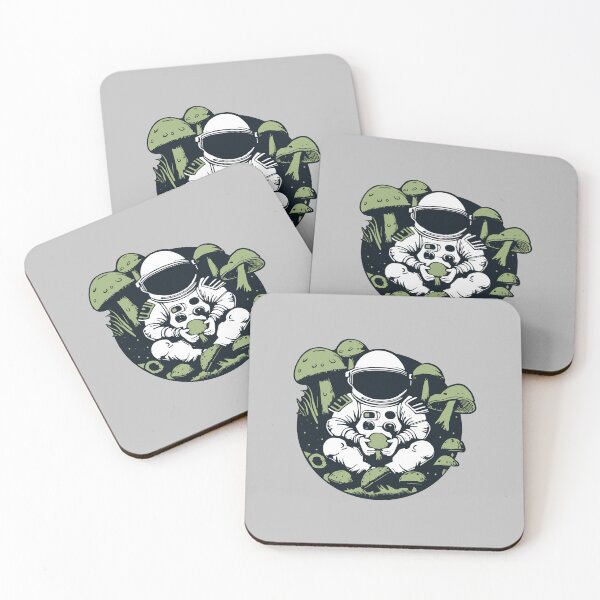 Item preview, Astronaut Mushroom Aesthetic Sticker Vintage designed and sold by estudiopublik.