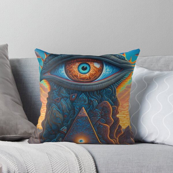 Item preview, Psychedelic Vision Eye Pyramid designed and sold by mind-melt-er.