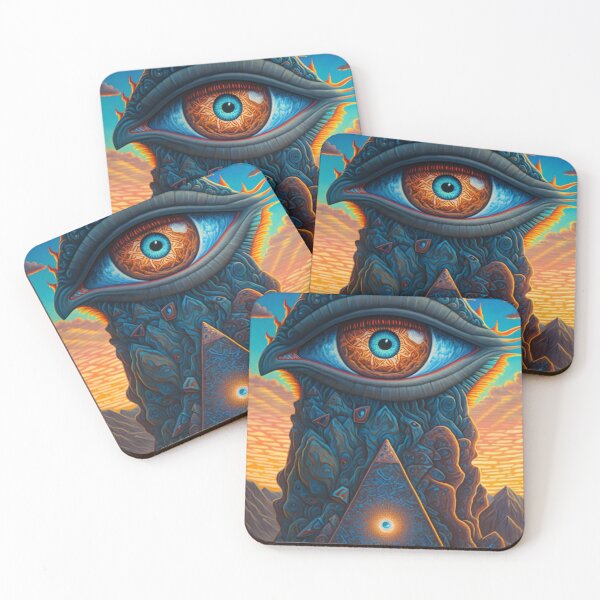 Item preview, Psychedelic Vision Eye Pyramid designed and sold by mind-melt-er.
