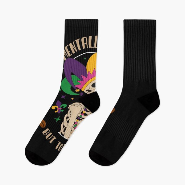 Item preview, Totally Chill Mardi Gras Skeleton Coffee Lover designed and sold by Dressed For  Duty.