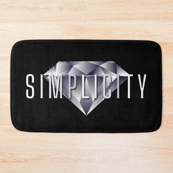 Item preview, Diamond Simplicity Simple Cool Modern Vintage Plain Black designed and sold by Pebasfa.