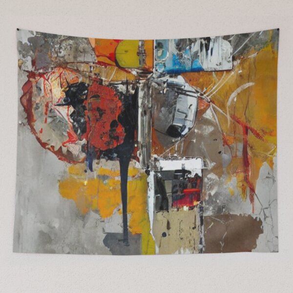 Item preview, Bold Abstract Art: Urban Flair and Expressive Brushstrokes designed and sold by ArtazaBazaar.