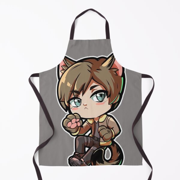 Item preview, Leon S. Kennedy Resident Evil 4 ,kawaii RE4 kitty Leon designed and sold by morarbrianne.