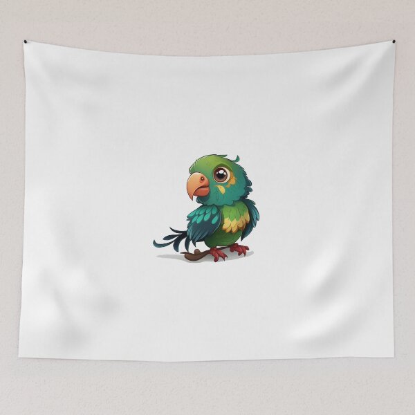 Item preview, Cute Kwaii Little Parrot designed and sold by Imwa.