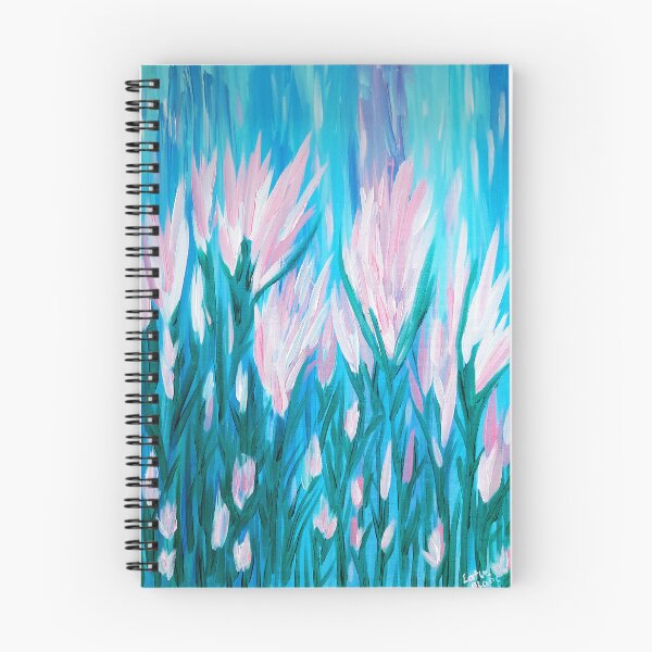 Item preview, Serene Meadow Blooms. Abstract Floral Pattern in Vedic Art Acrylic Painting. designed and sold by LotusBlanc.