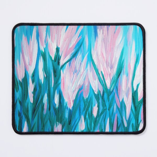 Item preview, Serene Meadow Blooms. Abstract Floral Pattern in Vedic Art Acrylic Painting. designed and sold by LotusBlanc.
