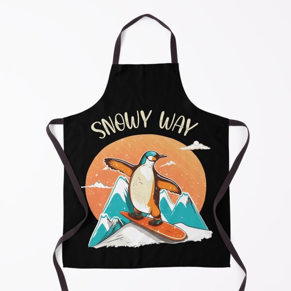 Item preview, Penguin Snowy Way Design designed and sold by Marwan89.