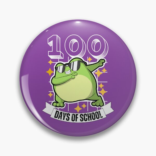 Item preview, 100 Days Of School - Frog designed and sold by The magic  Yellow bus.