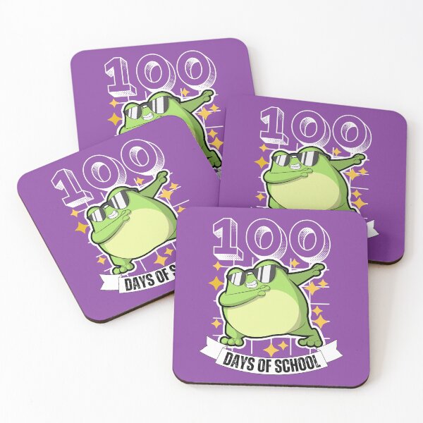 Item preview, 100 Days Of School - Frog designed and sold by The magic  Yellow bus.
