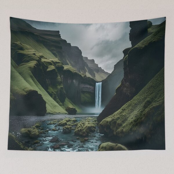Item preview, Iceland Landscape portrait  designed and sold by ArtsByAesthetic.