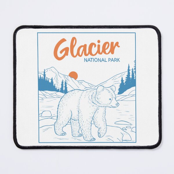 Item preview, Glacier National Park designed and sold by ethnicdrawing.