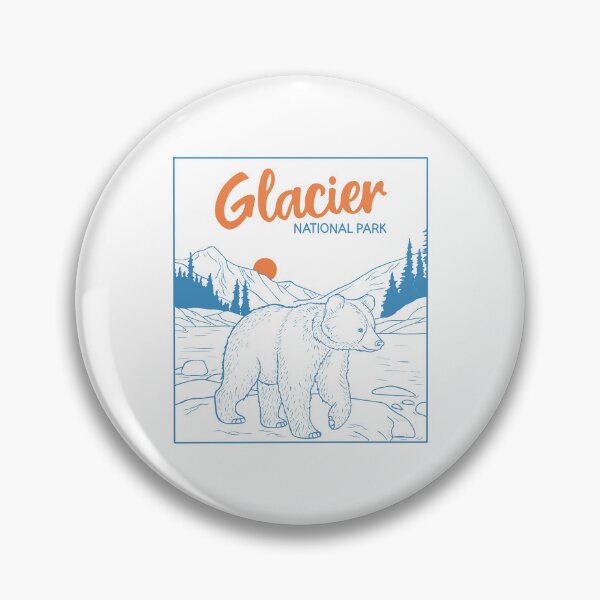 Item preview, Glacier National Park designed and sold by ethnicdrawing.