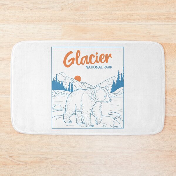 Item preview, Glacier National Park designed and sold by ethnicdrawing.