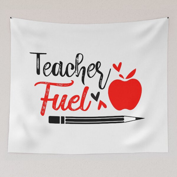 Item preview, TEACHER FUEL designed and sold by SticerOcean.