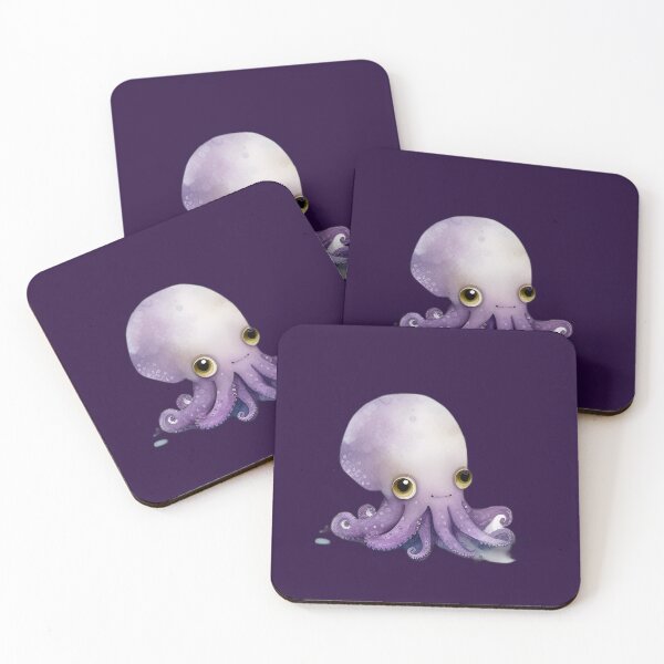 Item preview, Cute Purple Pulpo designed and sold by beluxe.
