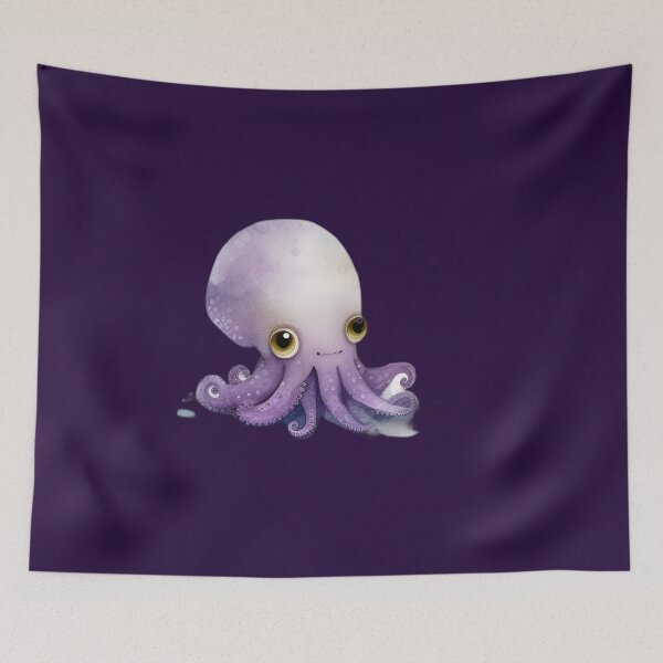 Item preview, Cute Purple Pulpo designed and sold by beluxe.