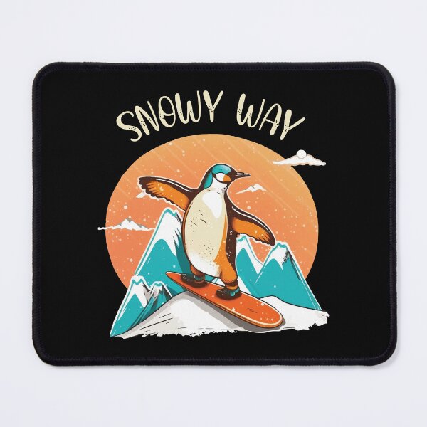 Item preview, Penguin Snowy Way Design designed and sold by Marwan89.