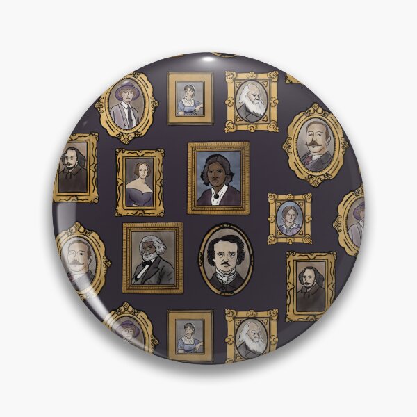 Item preview, Gallery of Famous Authors - Grey/Purple designed and sold by Quick Brown Fox Canada.