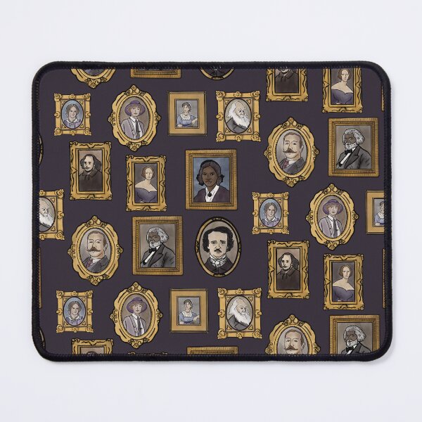 Item preview, Gallery of Famous Authors - Grey/Purple designed and sold by Quick Brown Fox Canada.