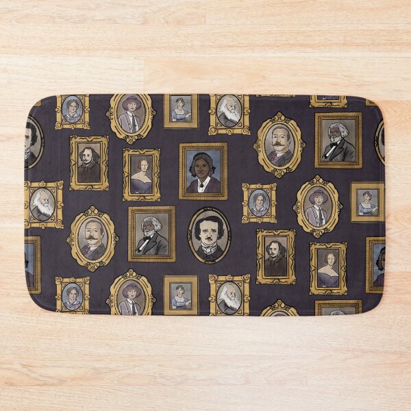 Item preview, Gallery of Famous Authors - Grey/Purple designed and sold by Quick Brown Fox Canada.