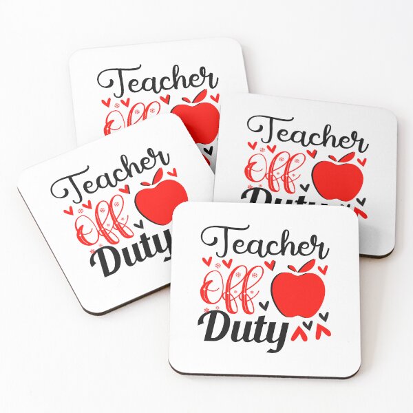 Item preview, TEACHER OFF DUTY designed and sold by SticerOcean.