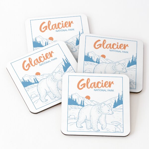Item preview, Glacier National Park designed and sold by ethnicdrawing.
