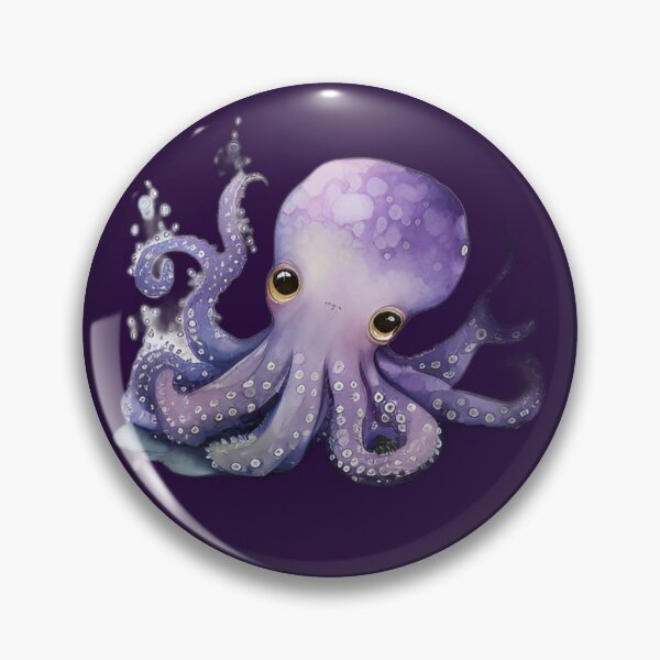 Item preview, Cute Purple Pulpo designed and sold by beluxe.