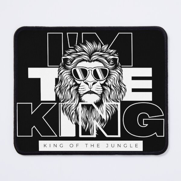 Item preview, i'm the king, king of the jungle, lion lover designed and sold by D-lion.