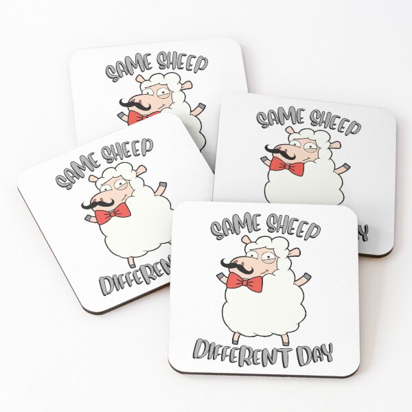 Item preview, Same Sheep Different Day - moustache designed and sold by Pet Station.