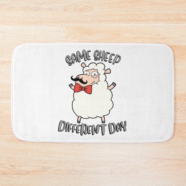 Item preview, Same Sheep Different Day - moustache designed and sold by Pet Station.