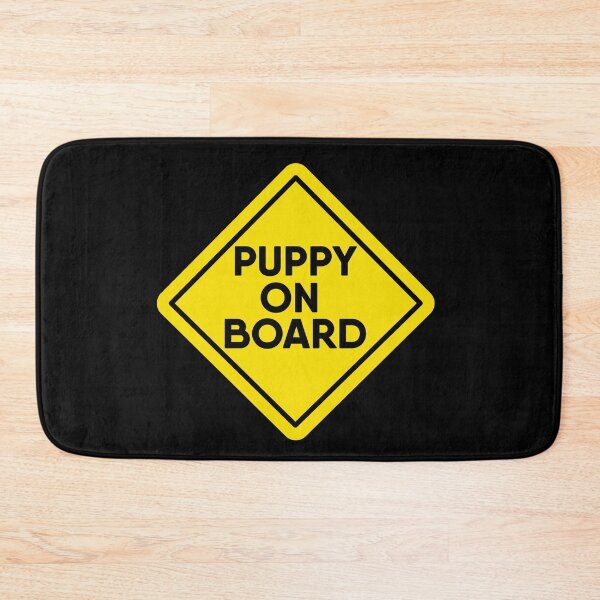 Item preview, PUPPY on Board Yellow Warning Sign, dog lover design designed and sold by RiciPaneto.