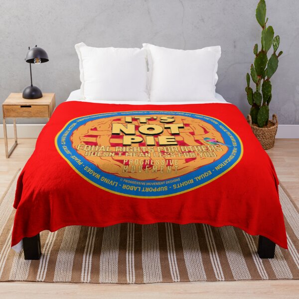 Item preview, PMD00605 Progressive Movement Designs Equal Rights Its Not Pie funny pie pi day graphic shows you support progressive policy goals for Democrats Independents and Bernie Sanders supporters designed and sold by ProgressiveLeft.